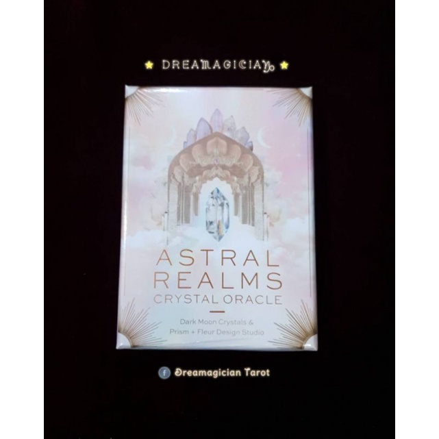 Astral Realms Crystal Oracle ไพ่ออราเคิลแท้ลดราคา ไพ่ยิปซี ไพ่ทาโร่ต์ ไพ่ออราเคิล Tarot Oracle Cards