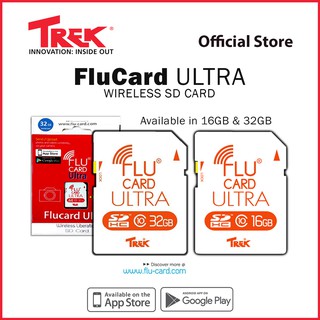 TREK FluCard® ULTRA Wireless SD Card 16GB  โล๊ะสต๊อค รุ่นเก่า เมมโมรี่กล้อง ไม่มี app