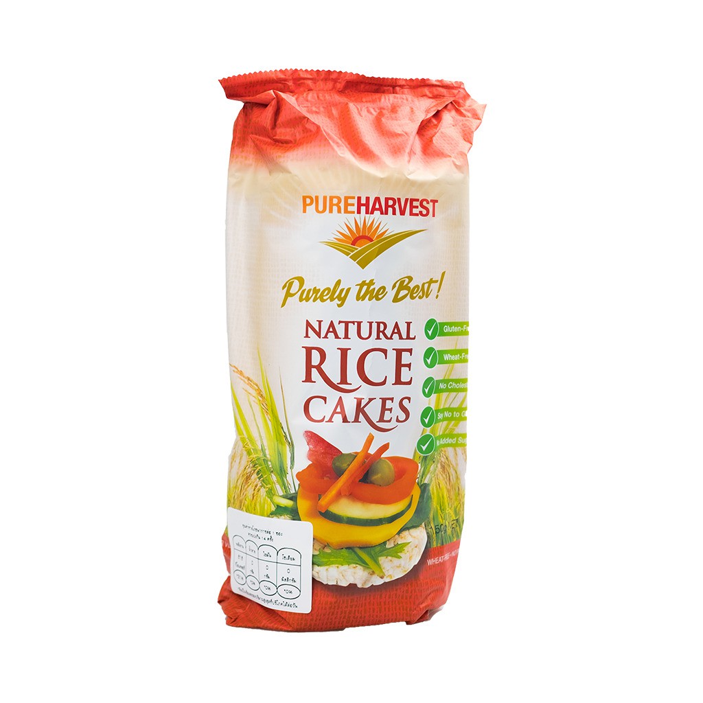 PUREHARVEST NATURAL RICE CAKES 150 G. | Shopee Thailand