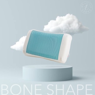 หมอนเจลเย็นสำหรับเด็ก, หมอนสำหรับคนชอบนอนหมอนต่ำ, หมอนทรง Bone, หมอน Tempsoft ปรับความนุ่มตามอุณหภูมิศีรษะ