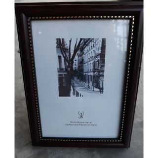 Photo picture frame:  Crafted  and finished by hand