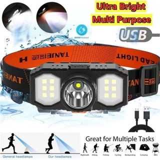 CRX ไฟฉายคาดหัว Outdoor ไฟฉายชาร์จไฟ USB Rechargeable Headlight /101