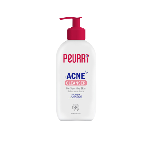 [ขายดี] Peurri Acne Cleanser 250 ml. คลีนเซอร์ เจลล้างหน้าลดสิว ขนาด 250 มล.-250 มล.