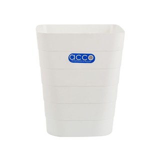 ถังขยะ ถังขยะ เหลี่ยม ACCO #14226 สีขาว ถังขยะ ถุงขยะ ของใช้ภายในบ้าน DUSTBIN SQUARE ACCO #14226 WHITE
