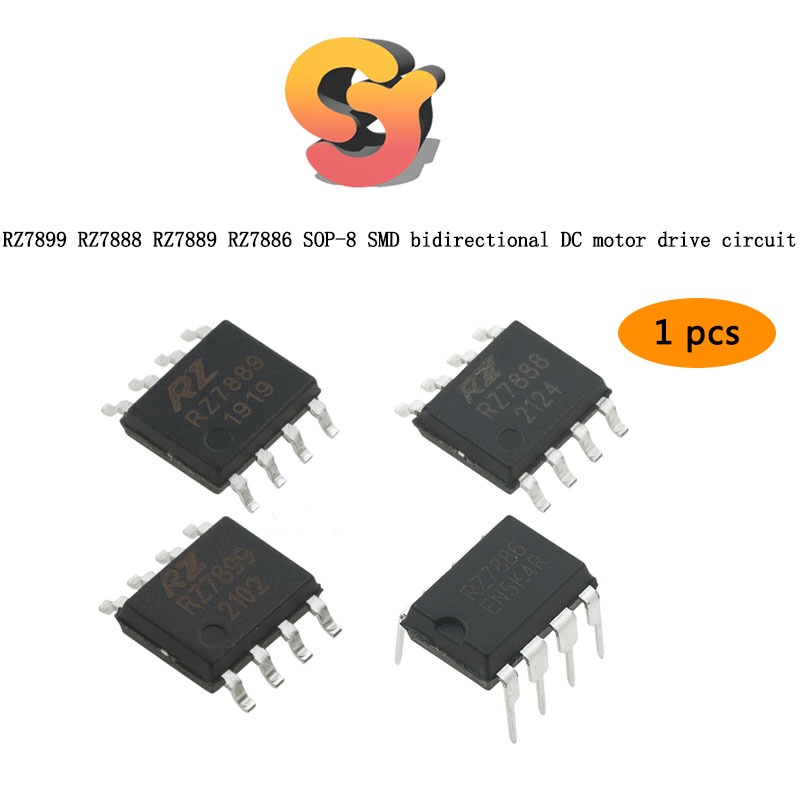 1pcs RZ7899 RZ7888 RZ7889 RZ7886 SOP-8 ชิปมอเตอร์สองทางไดรฟ์ชิปวงจร