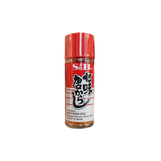 พริกป่นญี่ปุ่นผสมงา  (ส่วนผสม 7 ชนิด) ตรา S&B Nanami Togarashi 15กรัม (Chili powder) อาหารแห้ง เครื่องปรุงรส seasoning