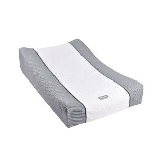 BEABA เบาะเปลี่ยนผ้าอ้อมพร้อมปลอก SOFALANGE Changing Mat with "Honeycomb" Fitted Sheet - Light Grey