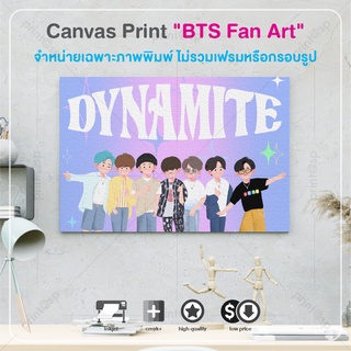 รูปภาพติดผนัง BTS Fan Art ภาพพิมพ์แคนวาส Decorative Canvas Prints