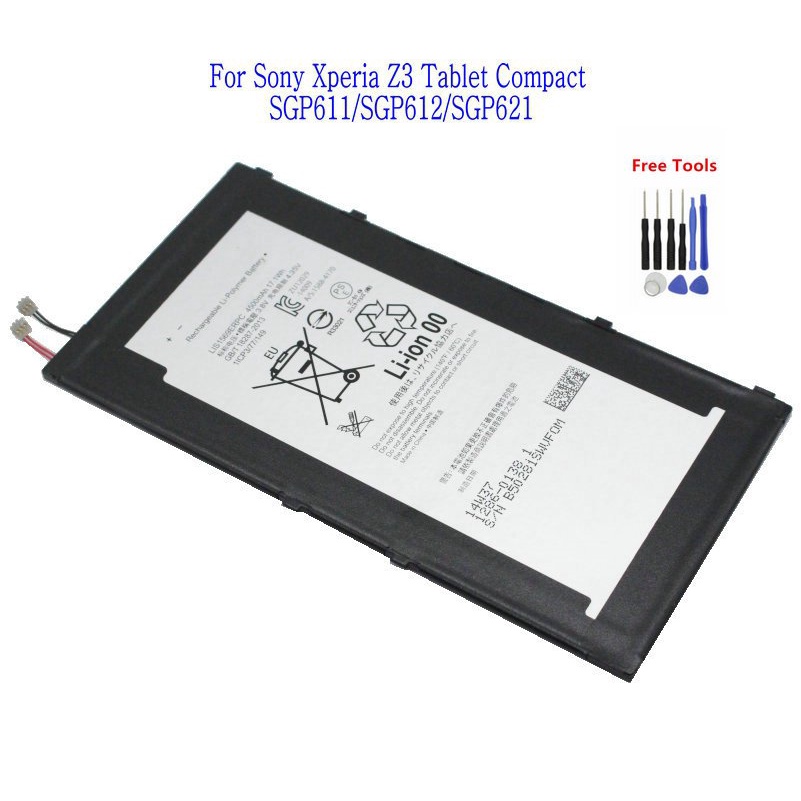 1x 4500mAh LIS1569ERPC Replacement Battery For Sony Xperia Tablet Z3 Compact  SGP611 SGP612 SGP621 +