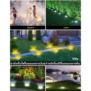 ขายส่ง ไฟปักสนาม พลังงานแสงอาทิตย์โซล่าเซลล์ ไฟ LED ไฟทาง โคมไฟโซล่าเซลล์ ไฟโซล่าเซลล์ (แสงไฟสีวอม)-(แสงไฟสีขาว)