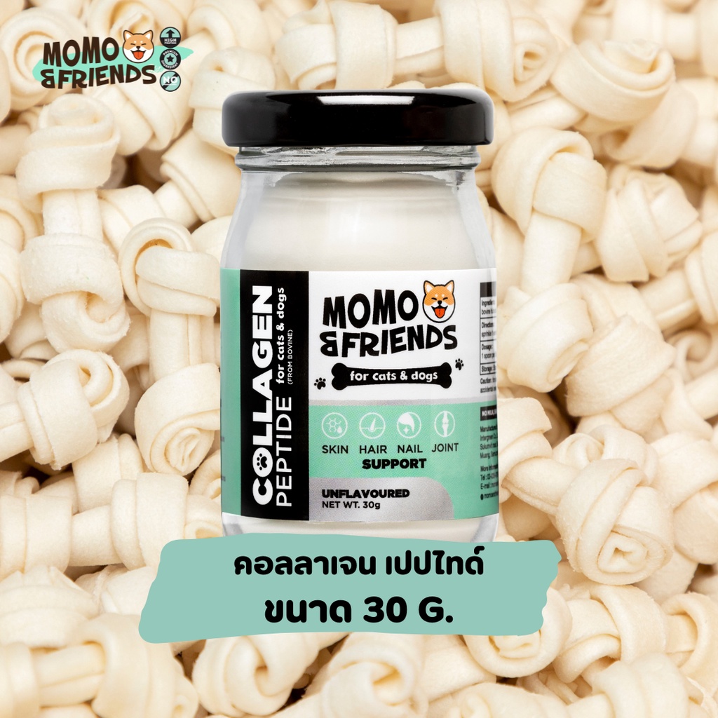 Momo&Friends คอลลาเจนบำรุง ฟื้นฟู และความชุ่มชื้นให้ผิวหนัง