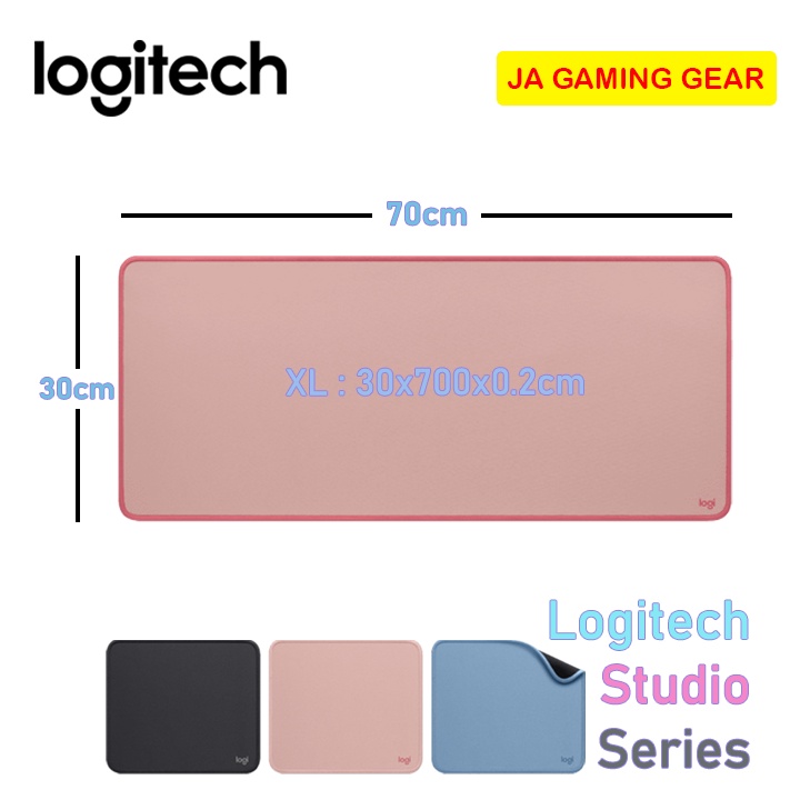 แผ่นรองเมาส์กันน้ำ Logitech Studio series mouse pad/desk mat แผ่นรองเมาส์ โลจิเทค สีชมพู สีพาสเทล ขนาดใหญ่ สไตล์มินิมอล ราคา ถูกที่สุด ดีลบีเคเค แกลเลอรีภาพที่ 2