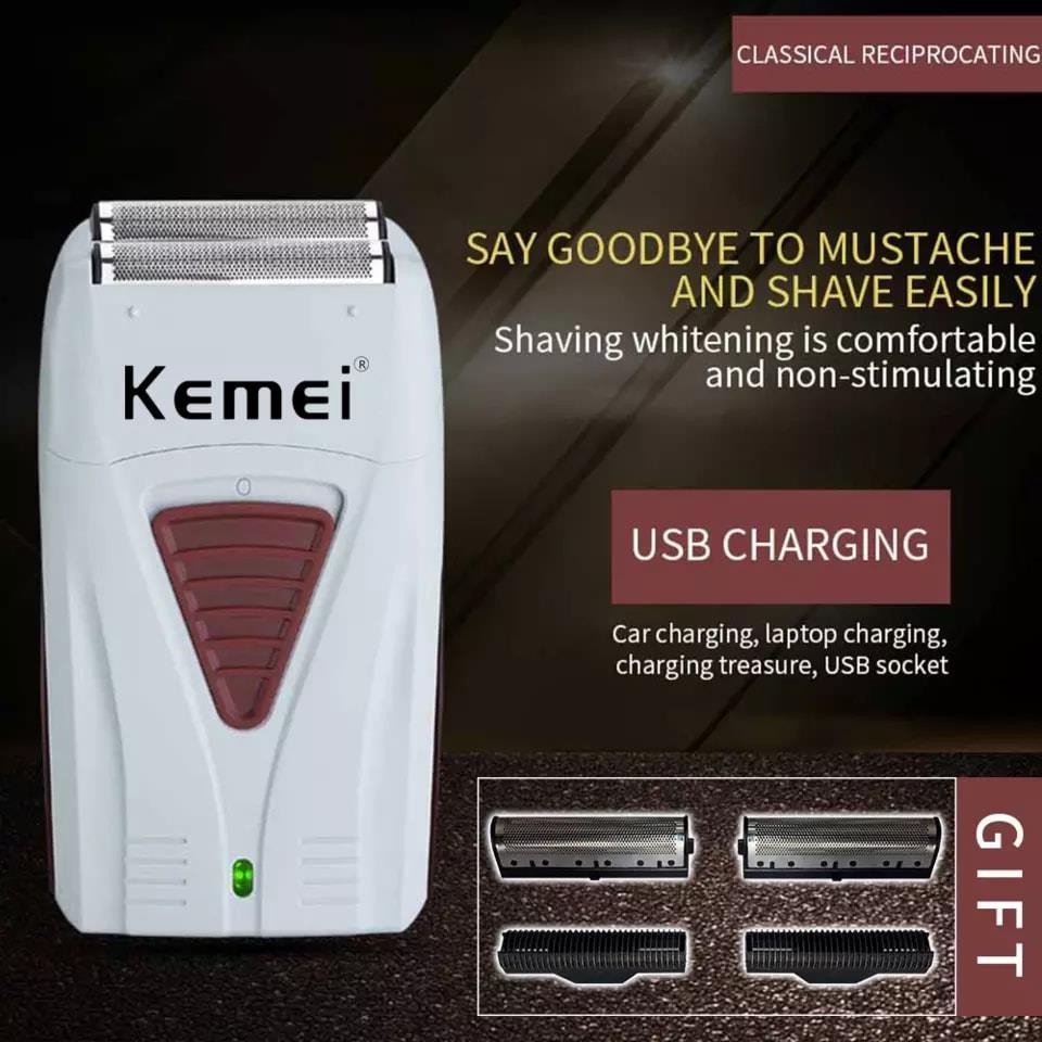 เครื่องโกนหนวดKemei โกนเกลี้ยง