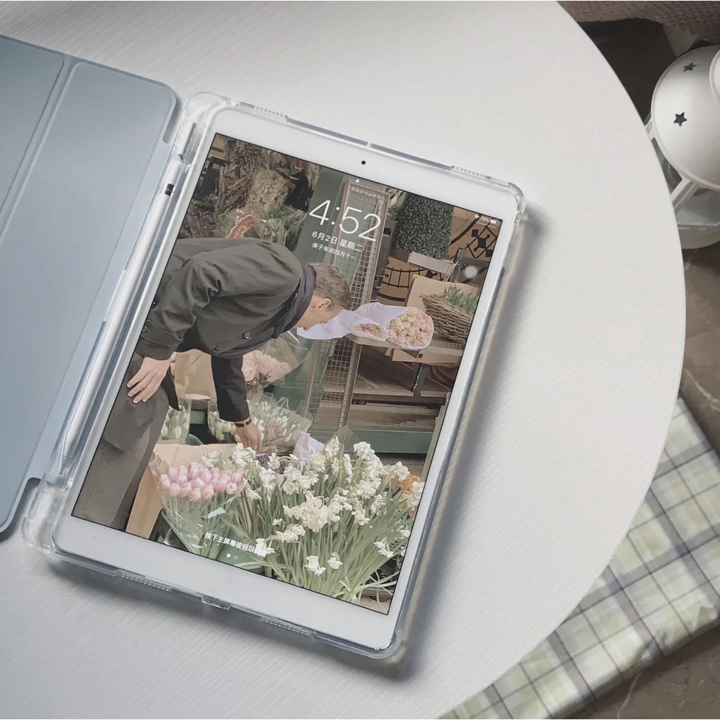 ⚡เคสไอแพด⚡มีที่ใส่ปากกา for mini6 gen6/7/8/9 air1/2/3/4/5 pro2018/2019/2020/2021ฝาหลัง TPU 9.7/10.2/10.5Air6สติ๊กเกอร์ฟร