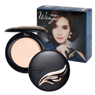 🔥 Mistine  Wings Extra Cover Super Powder SPF25 PA++   แป้งทาหน้าผสมรองพื้น 🔥