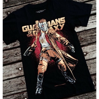 เสื้อยืดโอเวอร์ไซส์เสื้อยืดผ้าฝ้าย Bt98 STAR LORD GUARDIANS OF THE GALAXY GOTG VOL2 คุณภาพสูง สําหรับผู้ชายS-4XL
