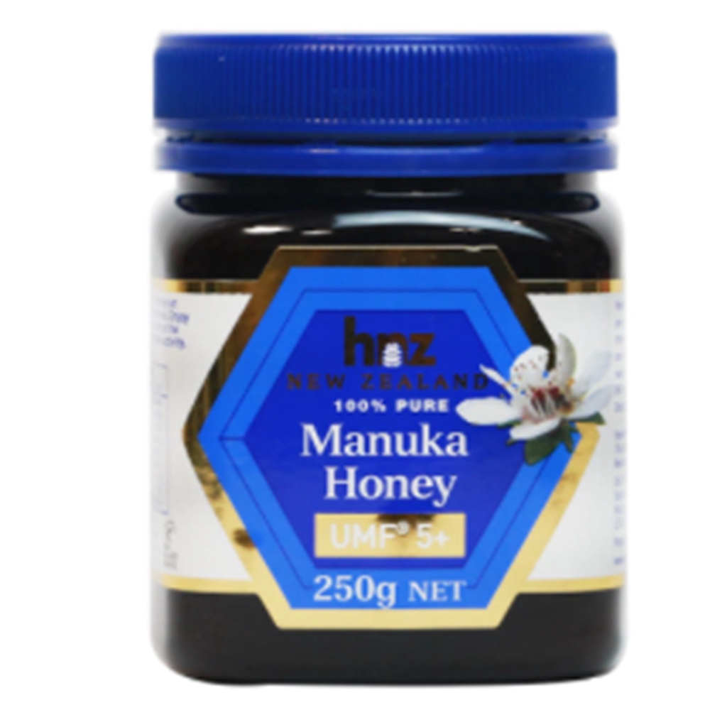 New Zealand Honey Manuka Honey UMF 5 Plus 250g.ฮันนี่นิวซีแลนด์น้ำผึ้งมานูก้า ยูเอ็มเอฟ 5บวก 250กรัม