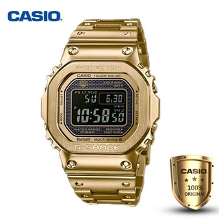 Casio G-Shock นาฬิกาข้อมือผู้ชาย สายสเตนเลสสตีล รุ่น GMW-B5000,GMW-B5000D-1 -ทอง