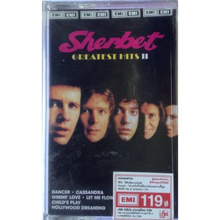 Cassette Tape เทปคาสเซ็ตเพลง Sherbet Greatest Hits II ลิขสิทธิ์ ซีล