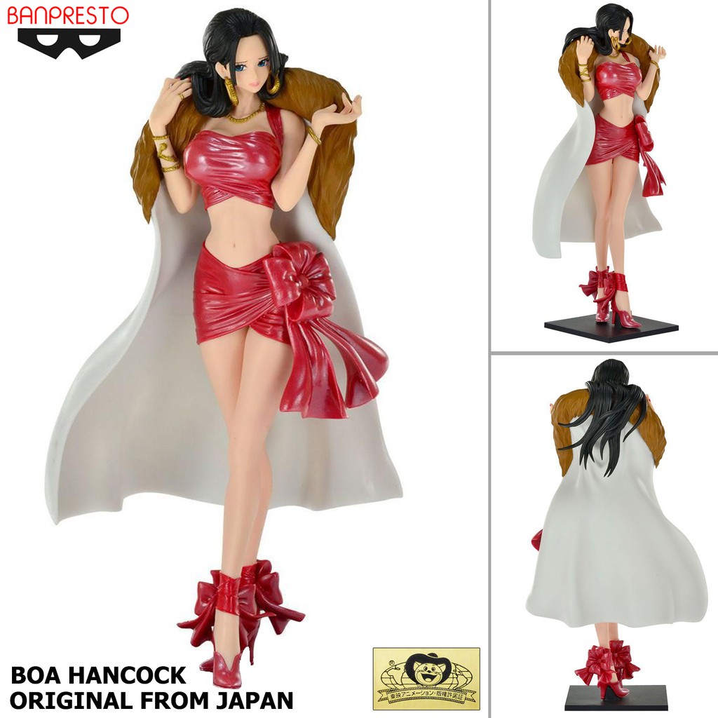 Figure งานแท้ Original แมวทอง One piece วันพีซ เต็มพิกัดสลัดจอมลุย Glitter & Glamours Boa Hancock โบ