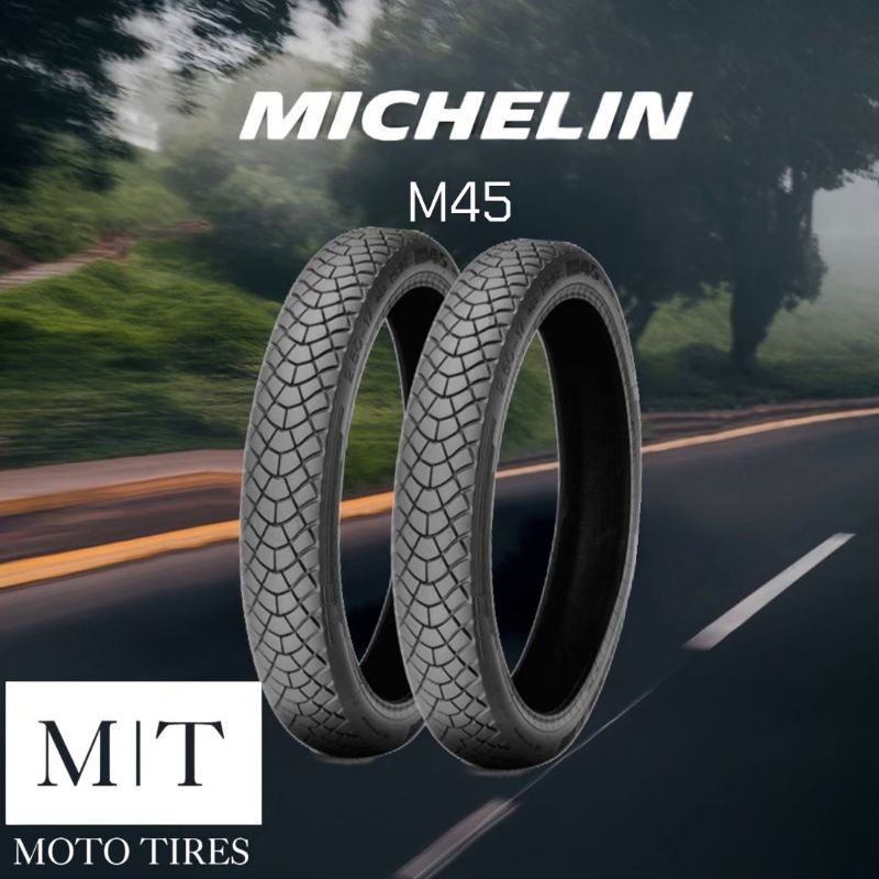 Michelin ยางนอกมิชลิน​ M45​ 80/80-16  ยางนอกสำหรับรถจักรยานยนต์ ยางปีเก่าราคาพิเศษ