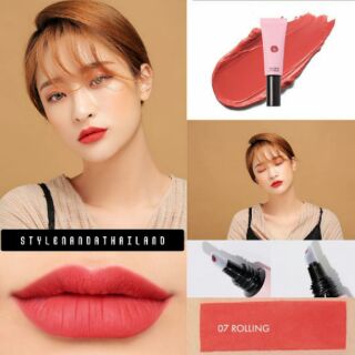 ของเเท้! 3ce Liquid lip color สี rolling