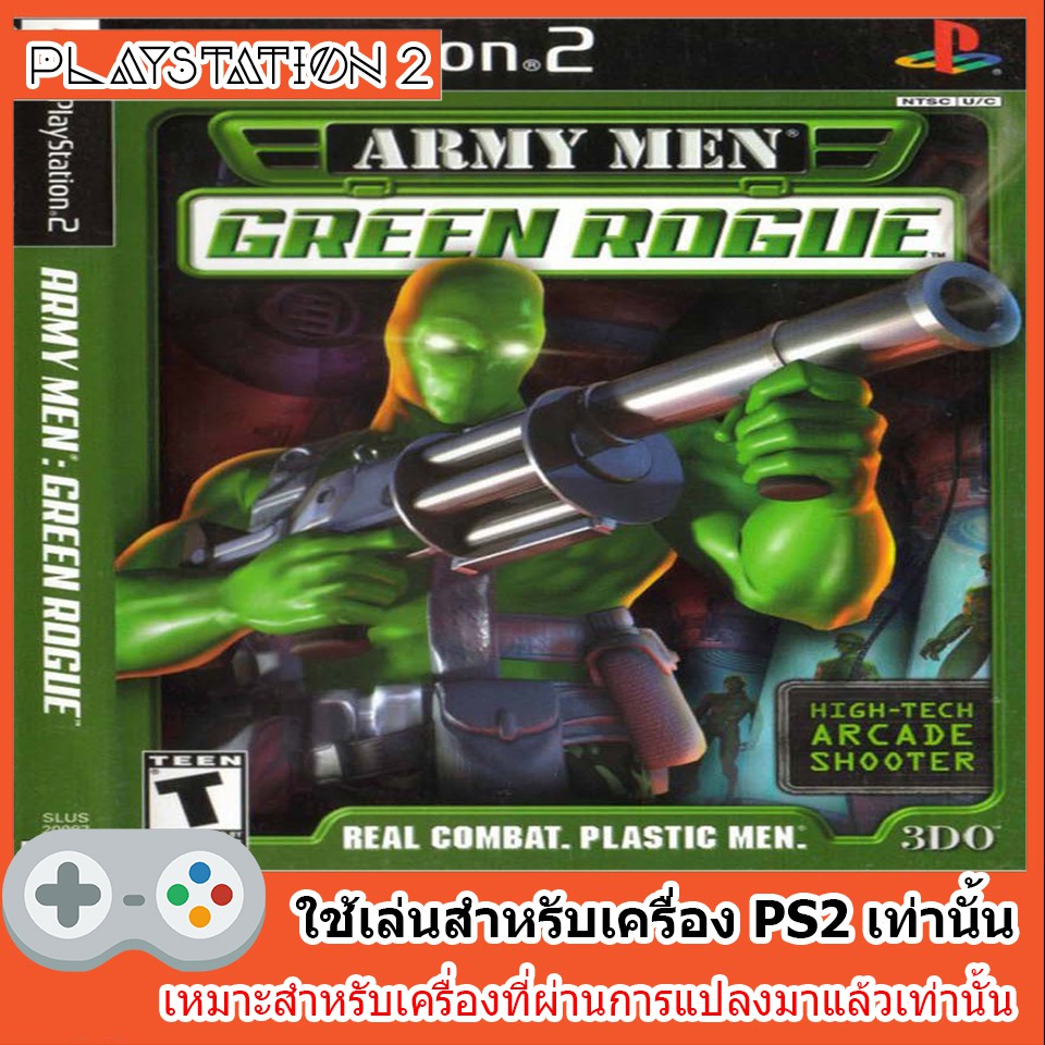 แผ่นเกมส์ PS2 - Army Men - Green Rogue (USA)