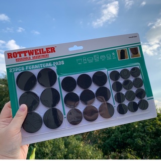 ROTTWEILER Furniture Pads (27 pcs/pack) Self adhesive โฟมรองขาโต๊ะ เก้าอี้ เฟอร์นิเจอร์ แผ่นรองกันรอยที่พื้น กาวในตัว 27