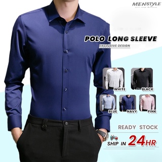 COD เสื้อเชิ้ต แขนยาว ผู้ชาย MEN SHIRT SLIM FIT เสื้อ แขนยาว เสื้อเเขนยาว ผ้าใส่สบาย ไม่ร้อน ผ้าคุณภาพดี