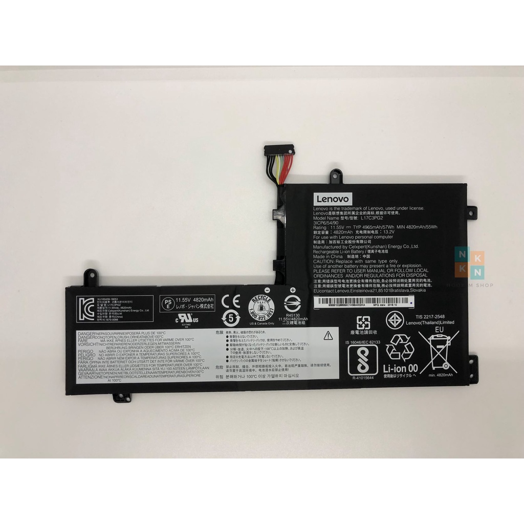 LENOVO แบตเตอรี่ L17C3PG2 (สำหรับ Rescuer Y7000 Y7000P Legion Y530-15ICH L17M3PG2 L17M3PG1 L17L3PG1 L17C3PG2) Lenovo