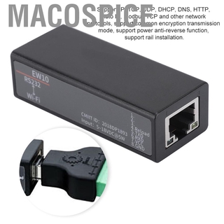 Macospice Wifi Serial Server Elfin - Ew10 To Rs232 อุปกรณ์เชื่อมต่อเครือข่ายแบบไร้สาย