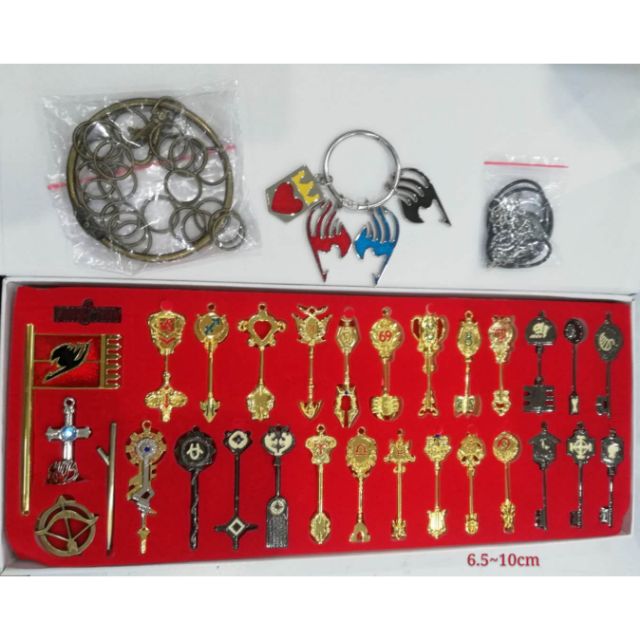 Fairy TAIL LUCY KEYCHAIN 35 ชิ้น/เซ็ต