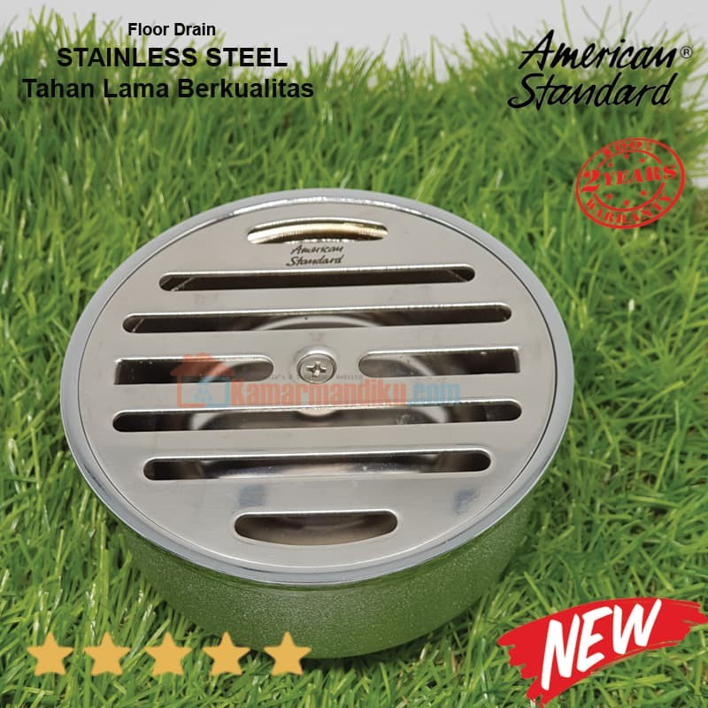 American Standard IN 23 FLOOR DRAIN รุ่นทรงกลมติดทนนาน