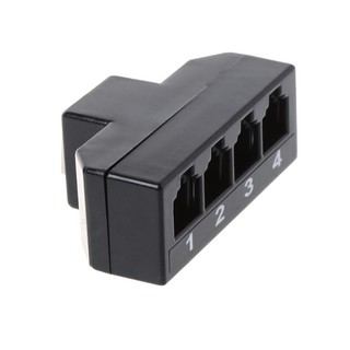 Wili Rj11 6 P4 C Female To 4 Ethernet Rj45 8 P8 C Male F / M อะแดปเตอร์แปลงสายเคเบิ้ลโทรศัพท์