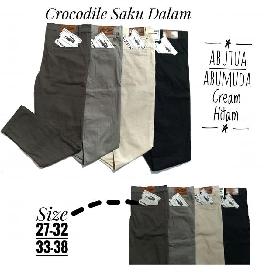 . ผู้ชาย Chino Slim fit กางเกงทํางานสํานักงานยาว Farian สีดํา MOCCA GREY KREAM CREAM S
