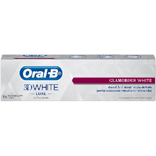 [ขายดี] [ใหม่] Oral-B ออรัล-บี ยาสีฟัน ทรีดีไวท์ สูตรฟันขาวเปล่งประกาย ขนาด 90 กรัม