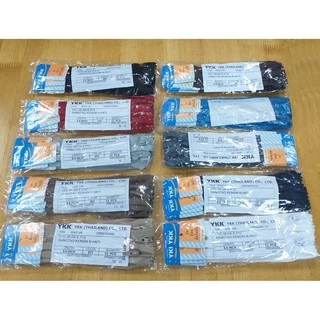 ซิป YKK แท้ 5 , 6 , 7 , 8 นิ้ว มี 10 สี รุ่นล็อคอัตโนมัติ ซิปอย่างดี ซิปล็อค ซิปกางเกง ซิปกระโปรง ซิปกระเป๋า ซิบ SMP