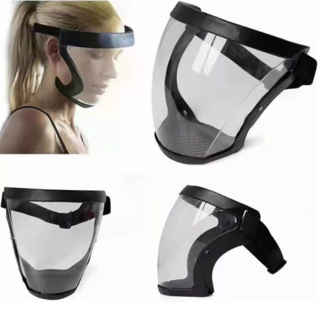 Active Shield หน้ากากป้องกันโปร่งใส Face Shield Mask เฟสชิวสำหรับกิจกรรมออกกำลังกายวิ่งกลางแจ้ง ใส่กระชับใบหน้า