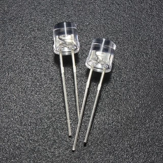 (10ชิ้น) LED หัวตัด Flat Top 3mm 5mm ขาว ฟ้า เขียว เหลือง แดง WarmWhite White Blue Green Yellow Red Orange ไดโอดเปล่งแสง