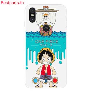 eb - เคสซิลิโคนสําหรับ motorola moto one power p 30 note play luffy