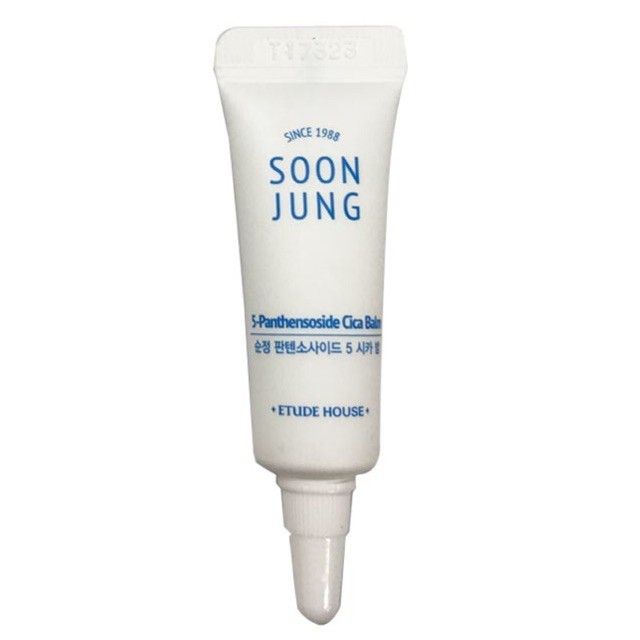 🌷ครีมแต้มสิว Etude Soon Jung 5-Panthensoside Cica Balm ขนาด 5 ml