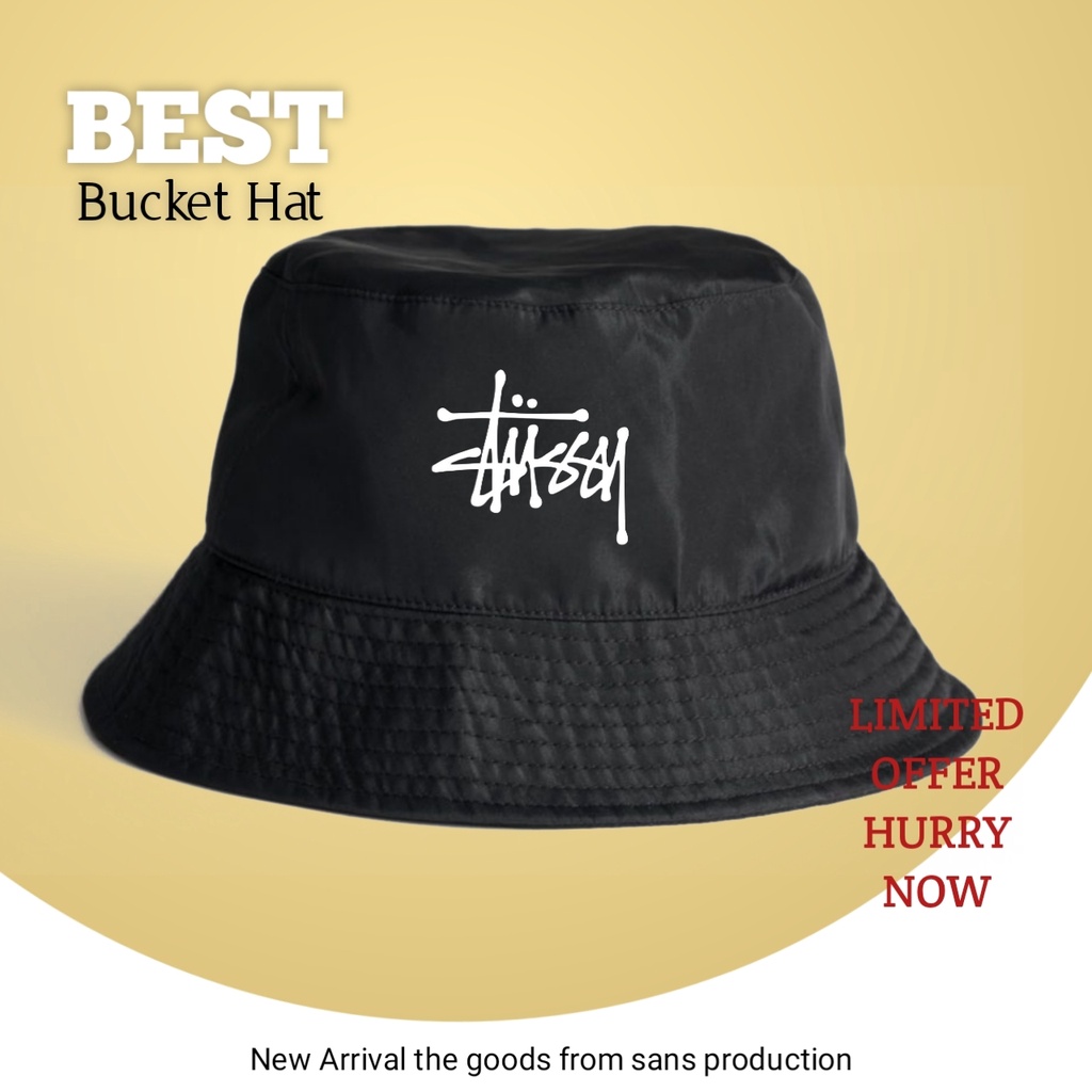 หมวกบักเก็ตระดับพรีเมียมสําหรับผู้ชายและผู้หญิงผู้ใหญ่ Stussy Special Original Hats