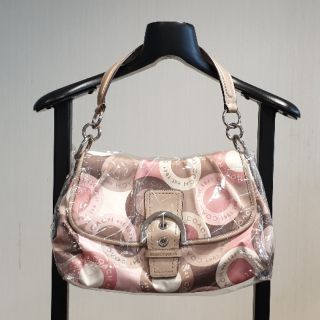 COACH Pink Graphic bag (used|kept unused)