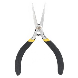 คีมปากจระเข้ (ปากแบน) STANLEY 84-122 5 นิ้วFLAT NOSE PLIER STANLEY 84-122 5"เครื่องมือช่าง คีม