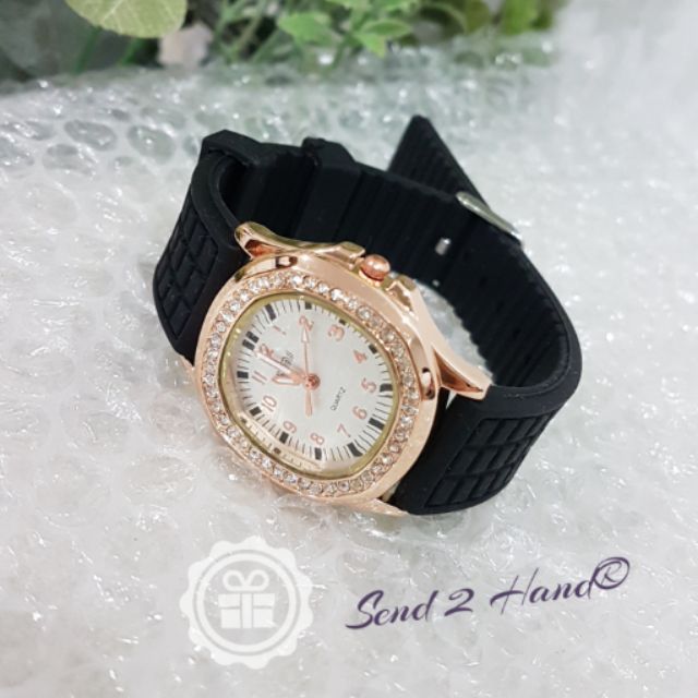 นาฬิกาเพชร Pink Gold (ใหม่)