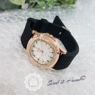 นาฬิกาเพชร Pink Gold (ใหม่)