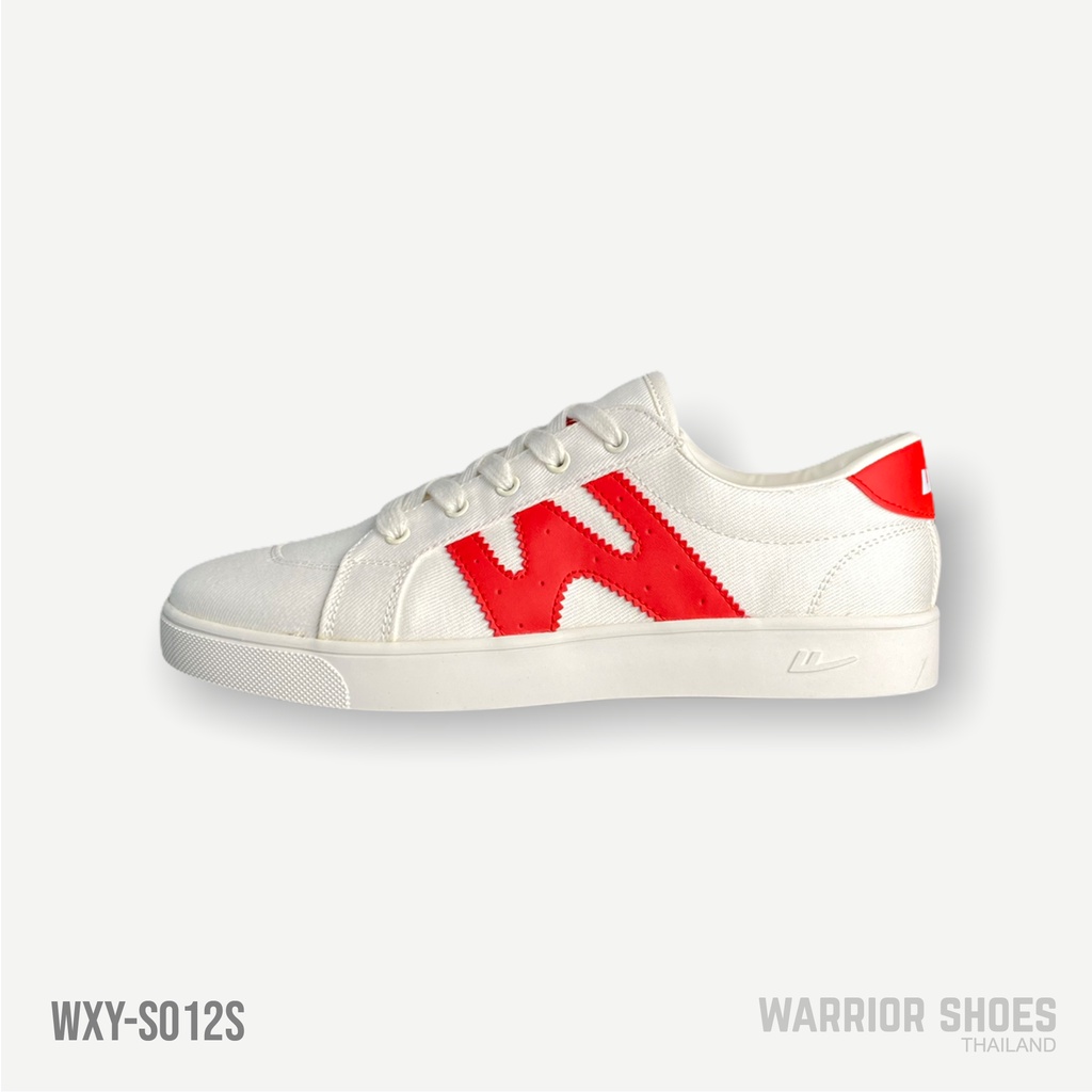 Warrior shoes รองเท้าผ้าใบ รุ่น WXY-S012S สี Red/ White