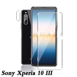 ฟิล์มกระจกนิรภัย 2 In1 สําหรับ Sony Xperia 10 Iii Sony Xperia 10 Ii Xperia 5 Ii Sony Xperia 1Ii