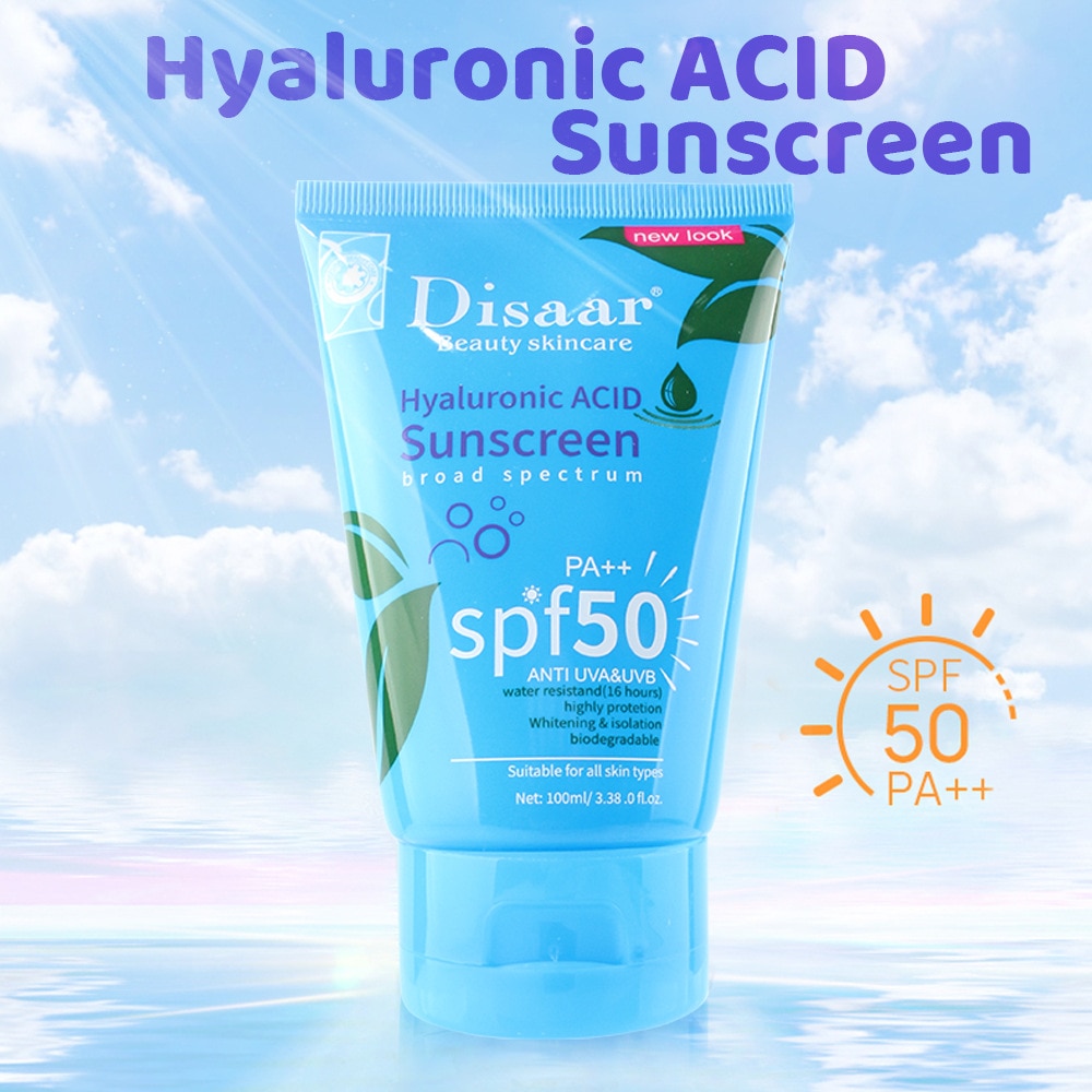 hyaluronic acid and sunscreen