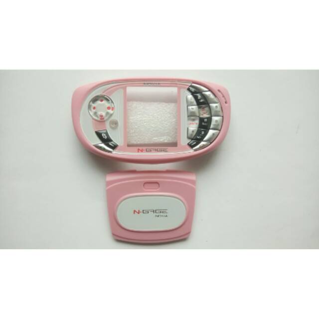 เคส nokia n-gage qd สีชมพูมีโลโก้ nokia